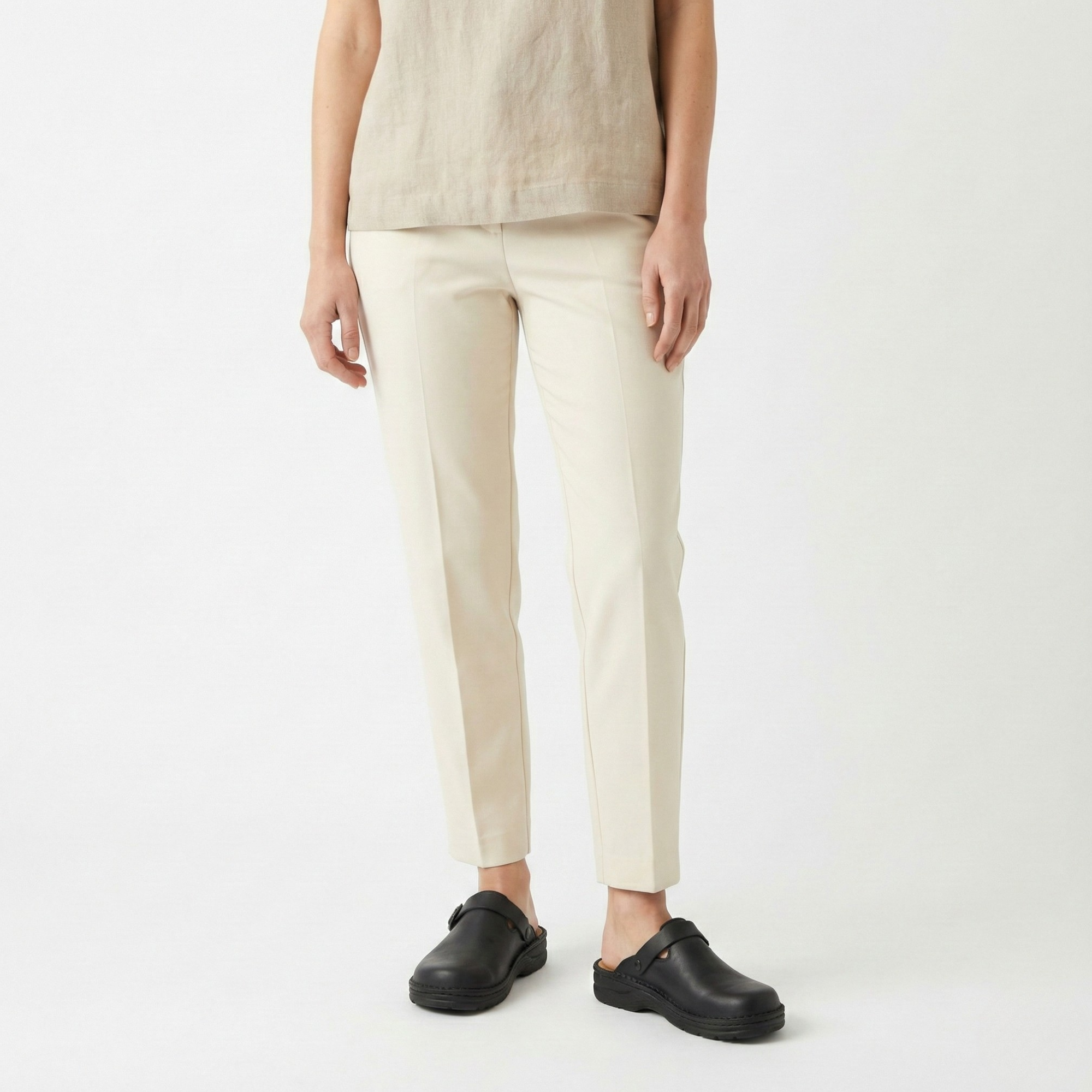 Women Leather Slip-On Clogs