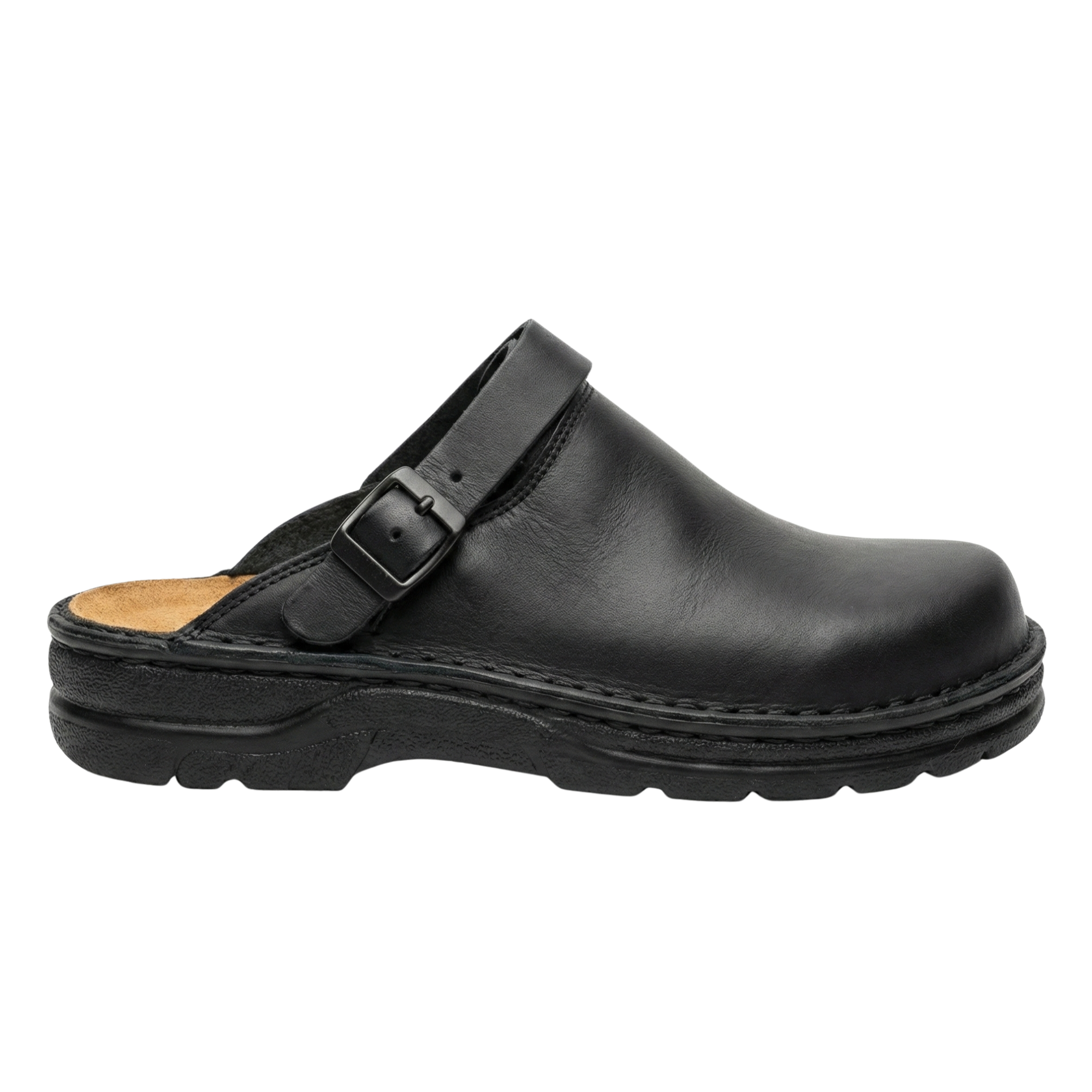 Women Leather Slip-On Clogs