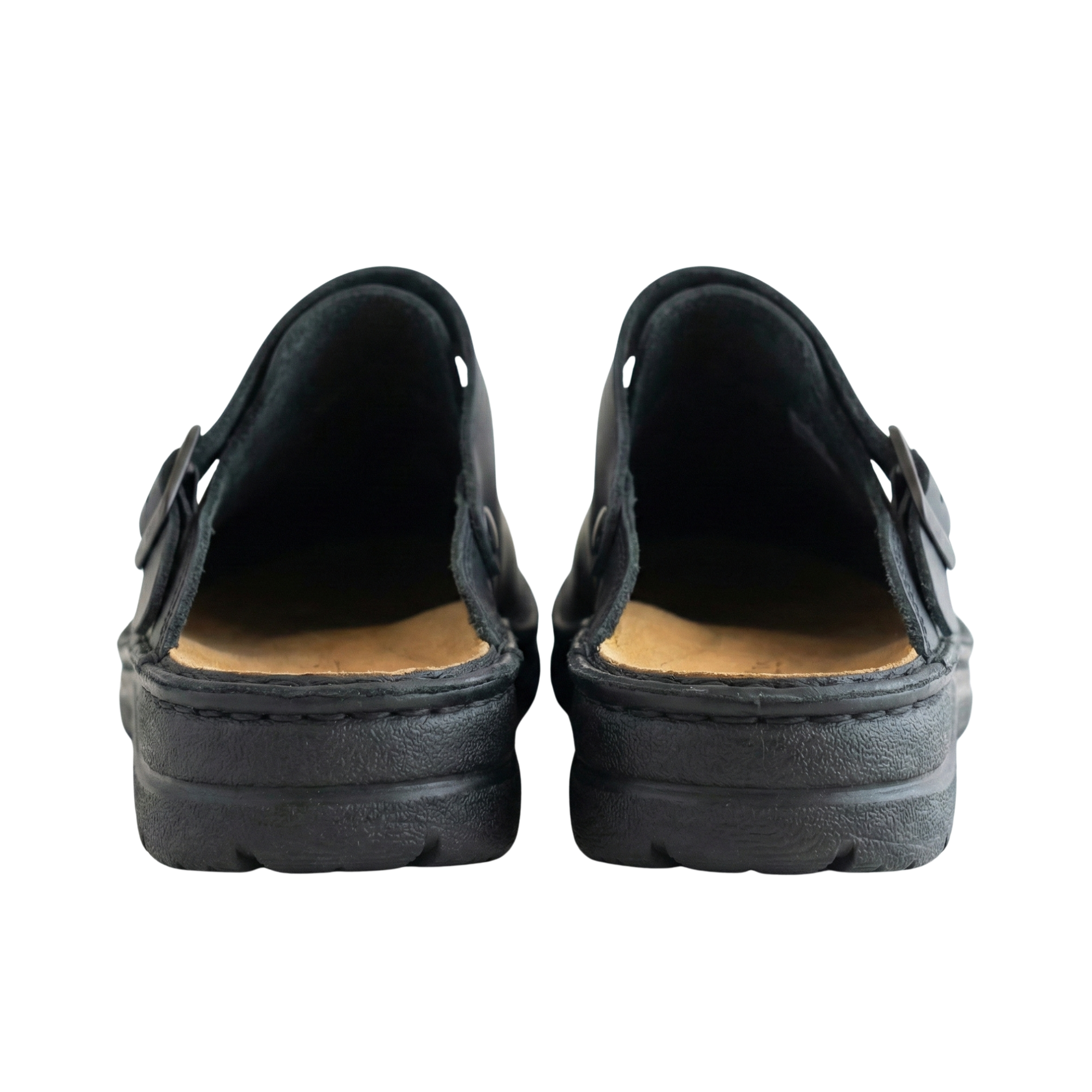 Women Leather Slip-On Clogs