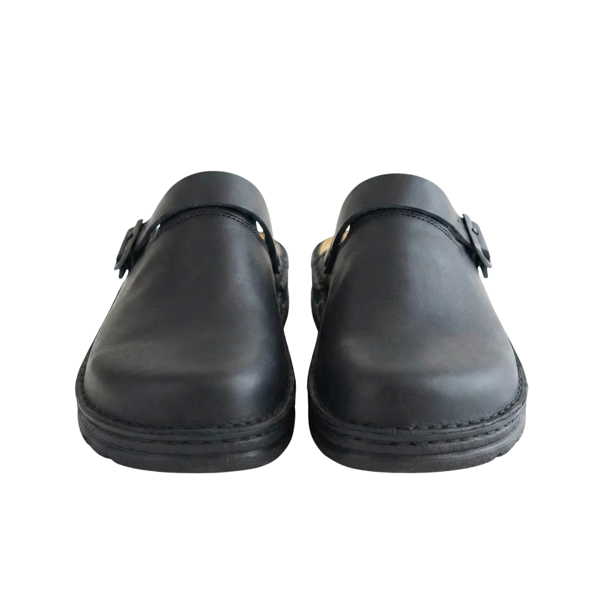 Women Leather Slip-On Clogs