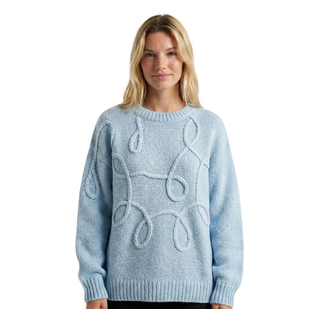 Womens Cable Knit Sweater