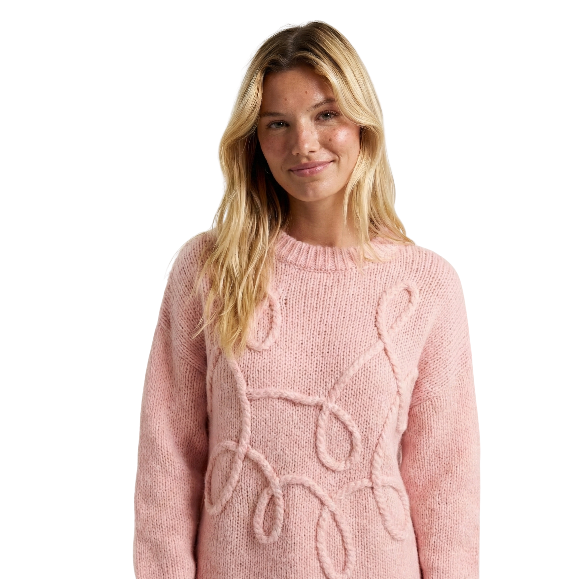 Womens Cable Knit Sweater