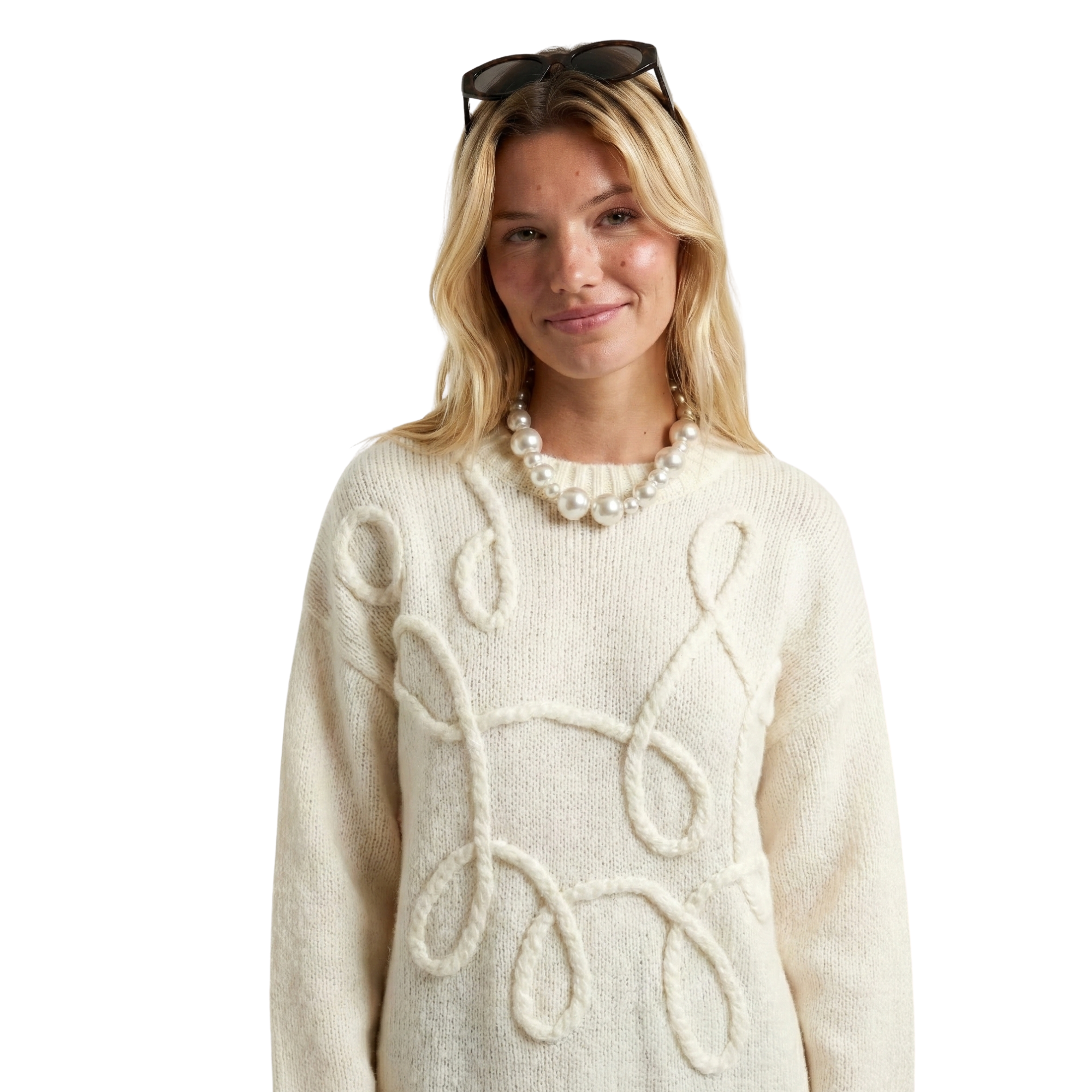 Womens Cable Knit Sweater