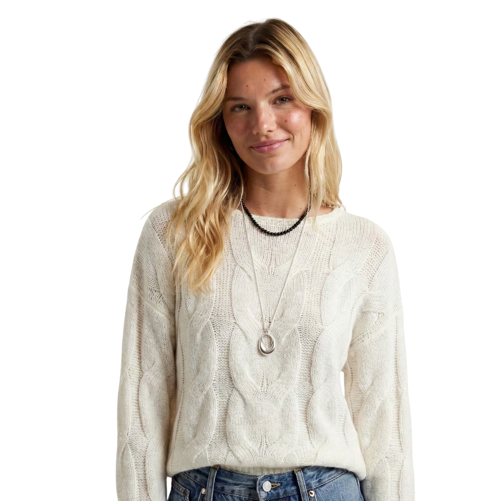 Womens Fall Cable Knit Sweater