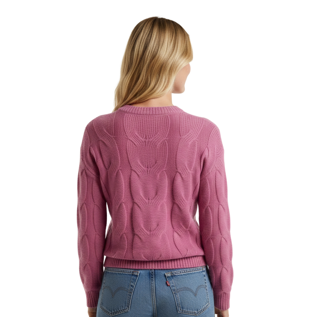 Womens Fall Cable Knit Sweater