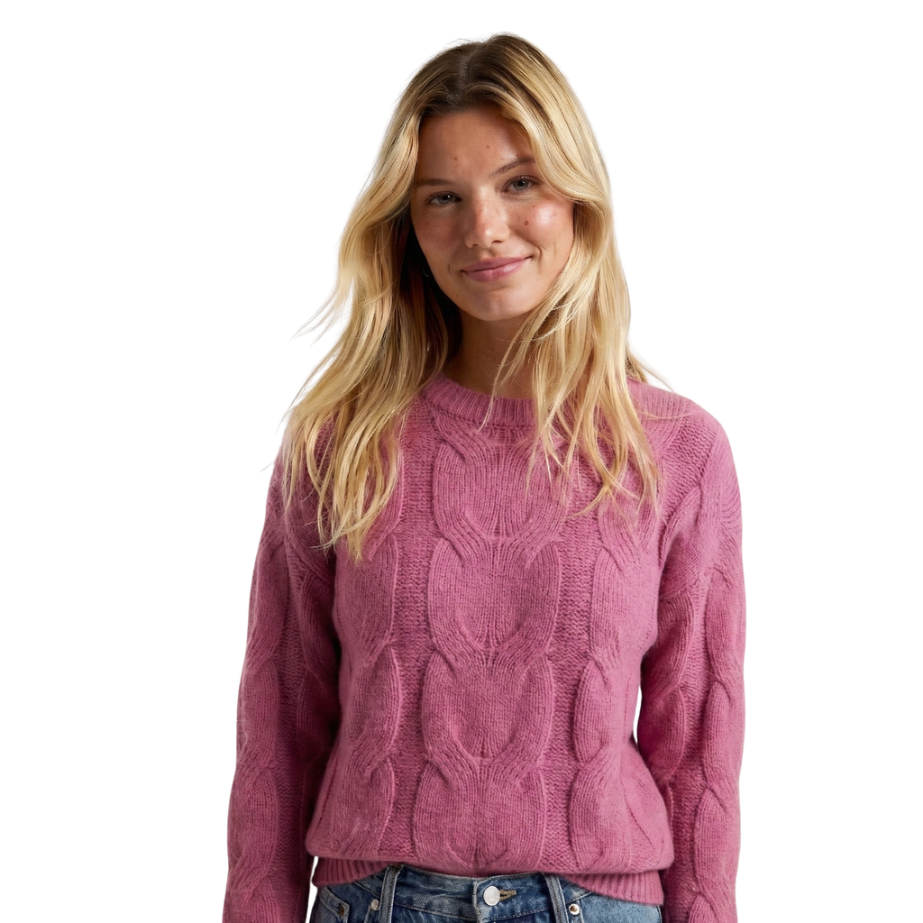 Womens Fall Cable Knit Sweater