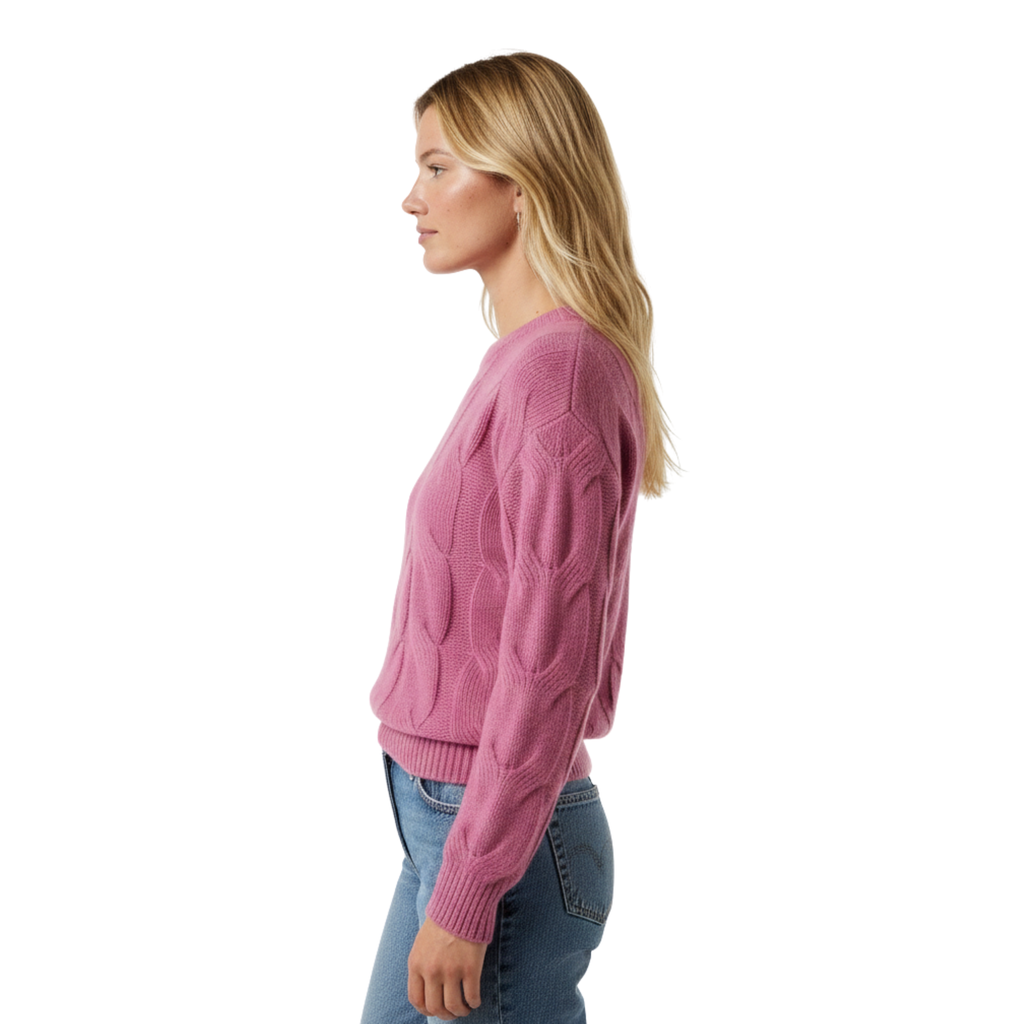 Womens Fall Cable Knit Sweater