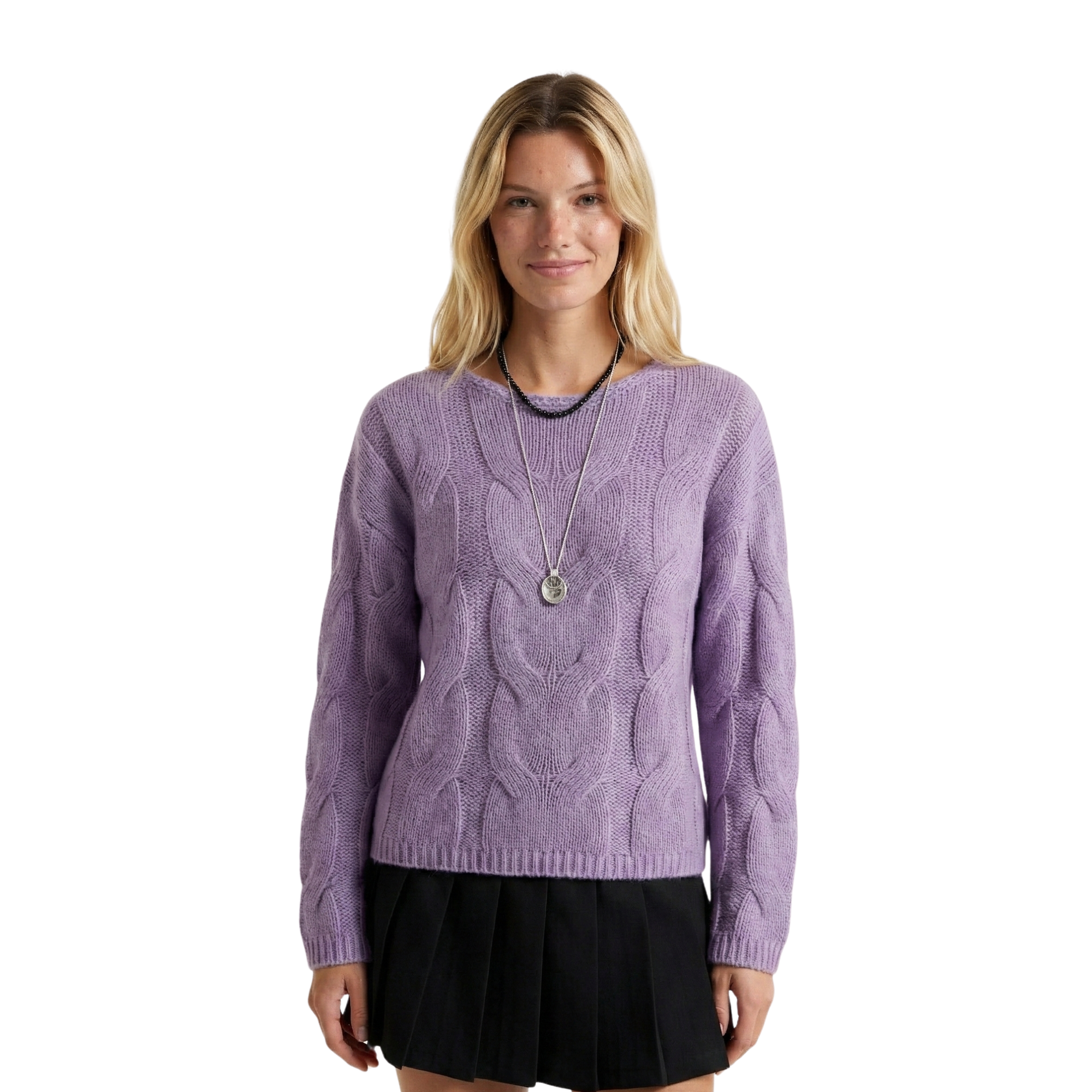 Womens Fall Cable Knit Sweater