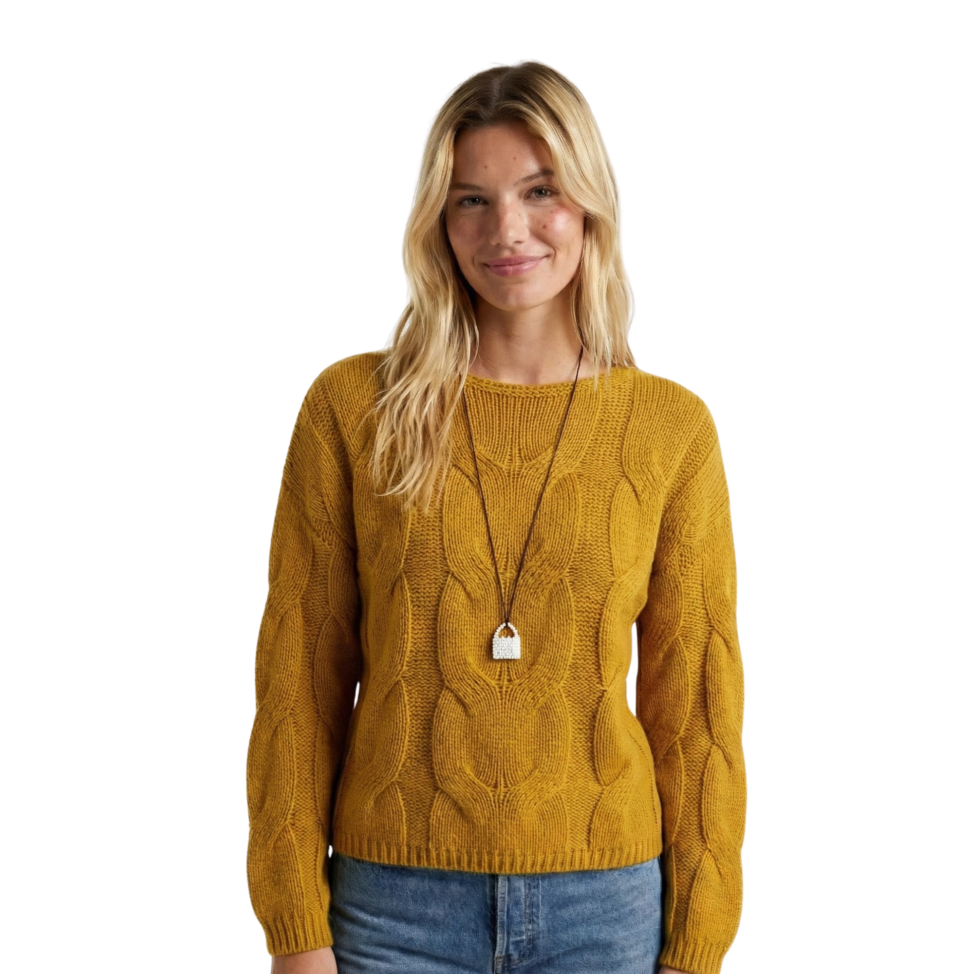 Womens Fall Cable Knit Sweater
