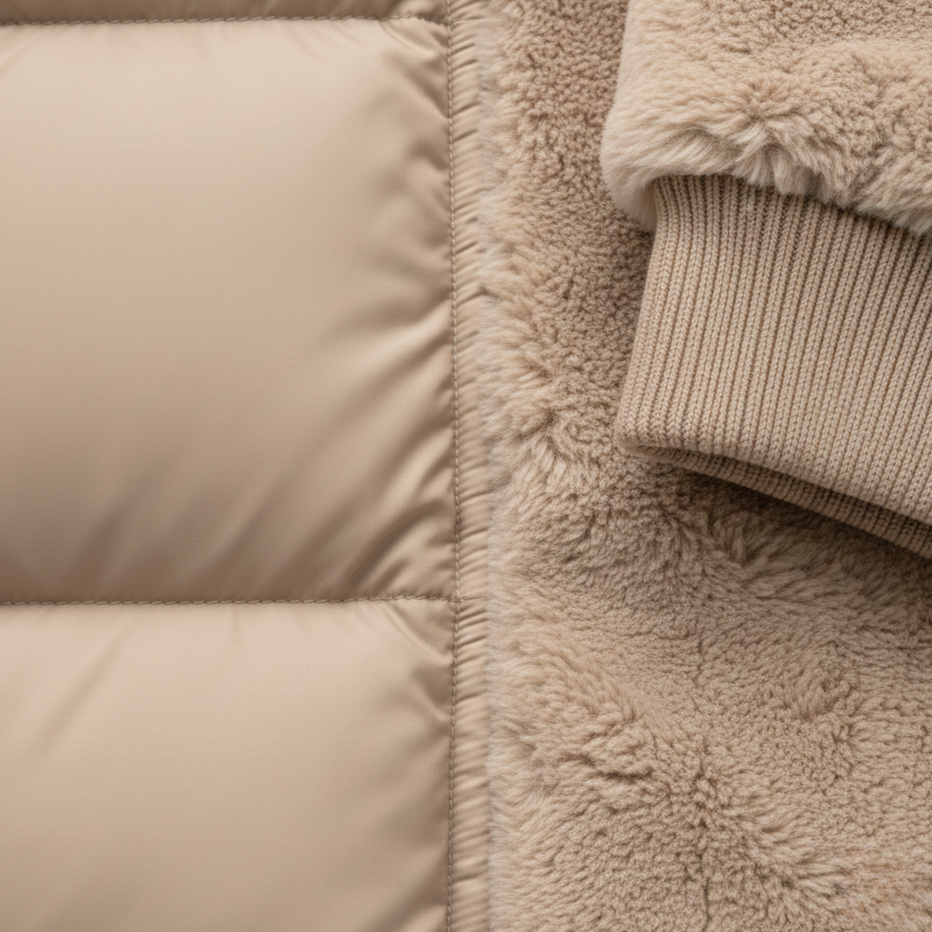 Women Faux Fur Puffer Jacket