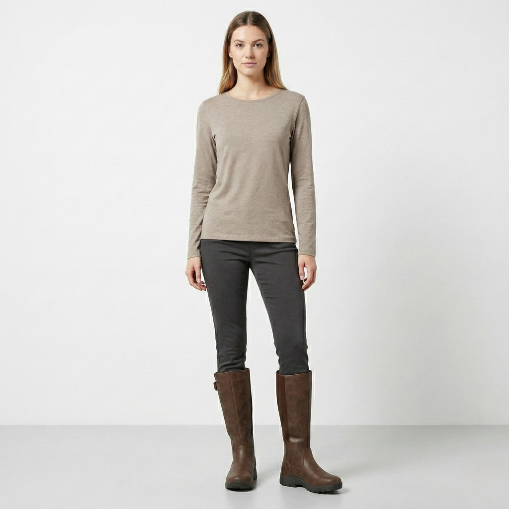 Women Tall Riding Boots – Black