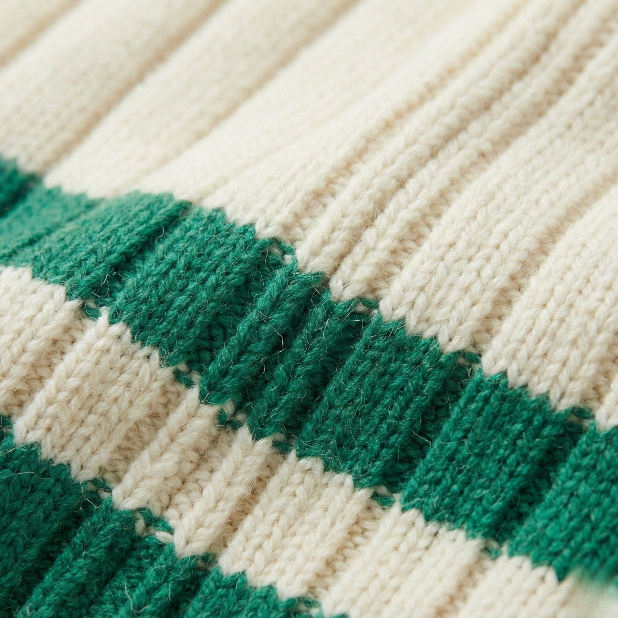 Women Knit Stripe Lounge Set