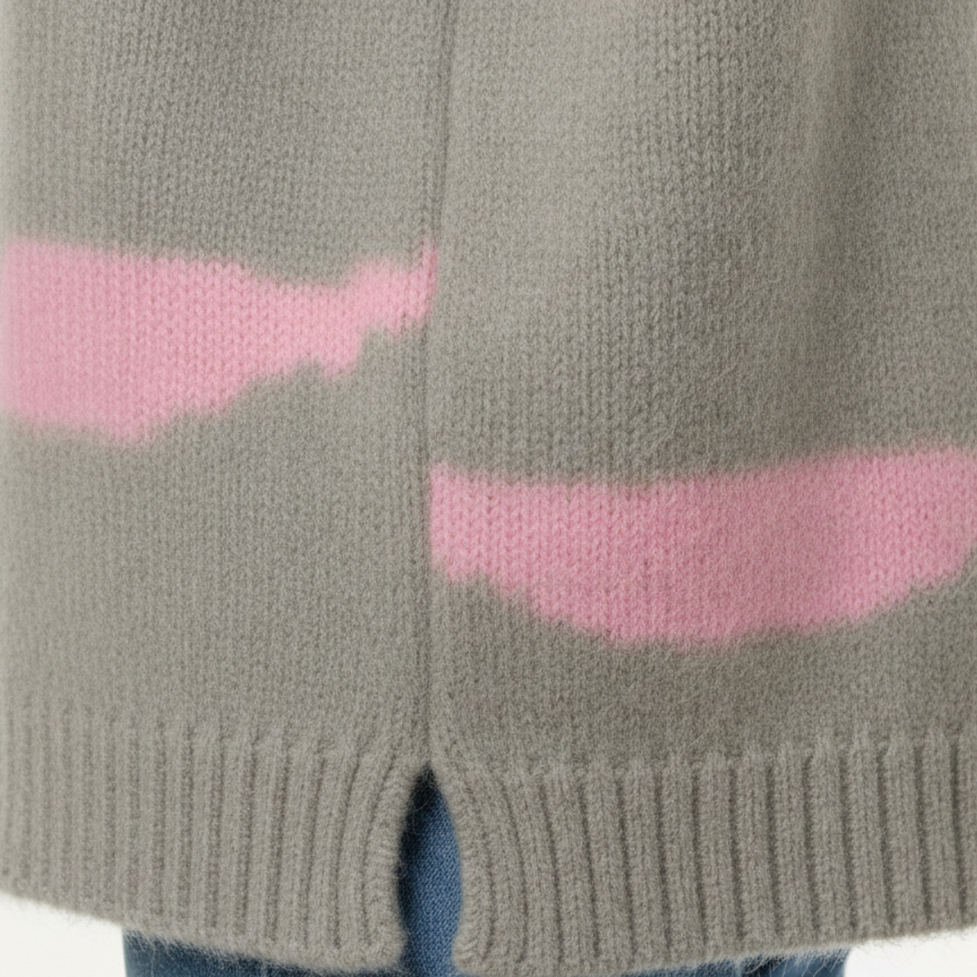 Womens Knit V Neck Cardigan