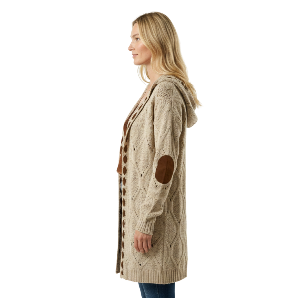 Women Long Knit Cardigan