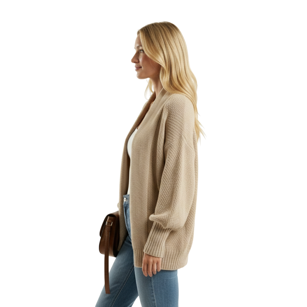 Womens Open Knit Cardigan