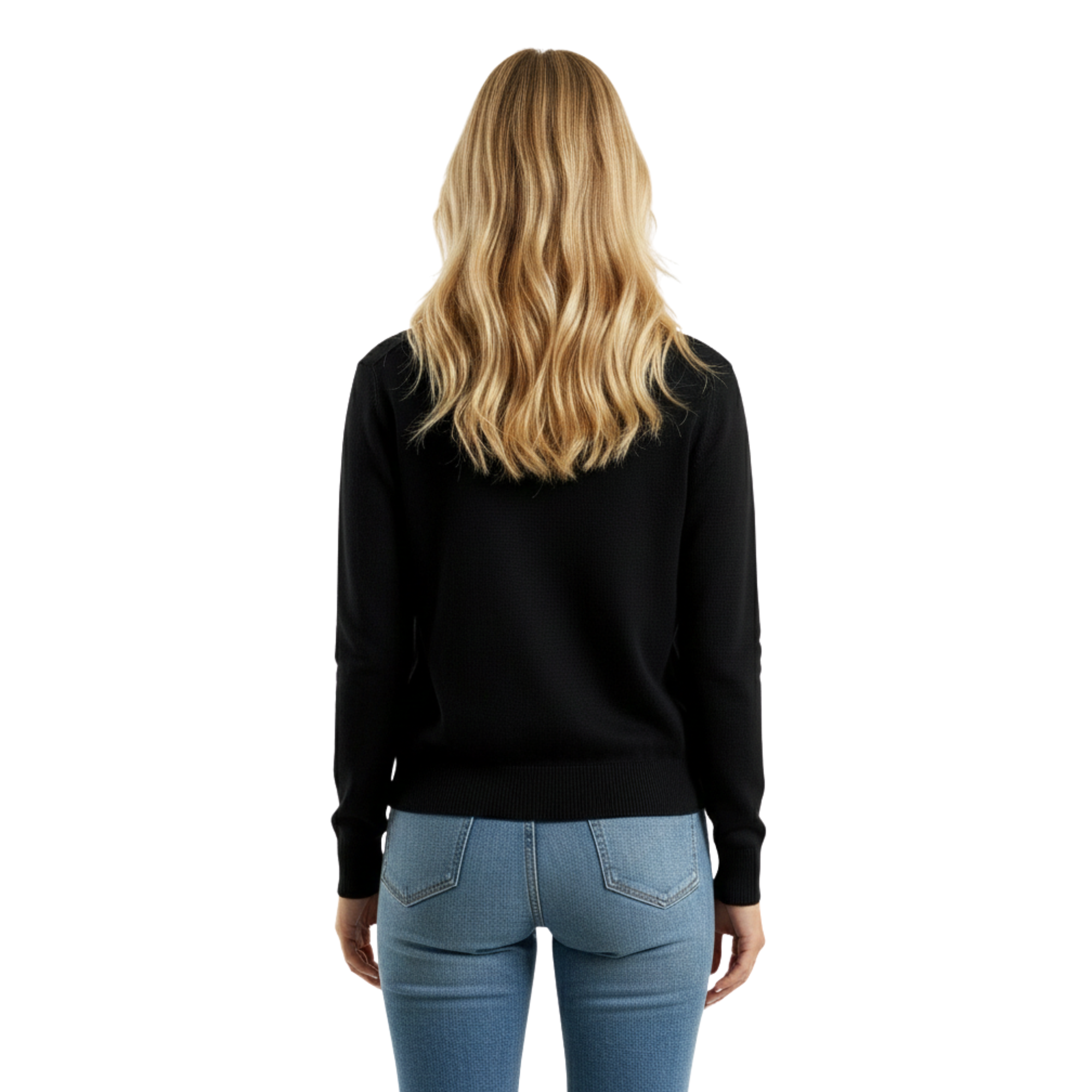 Women V Neck Button Cardigan