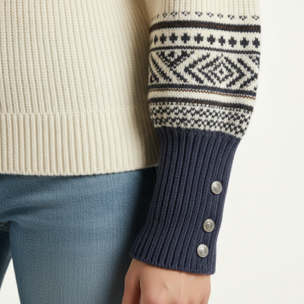 Womens Fall Mock Neck Knit Sweater