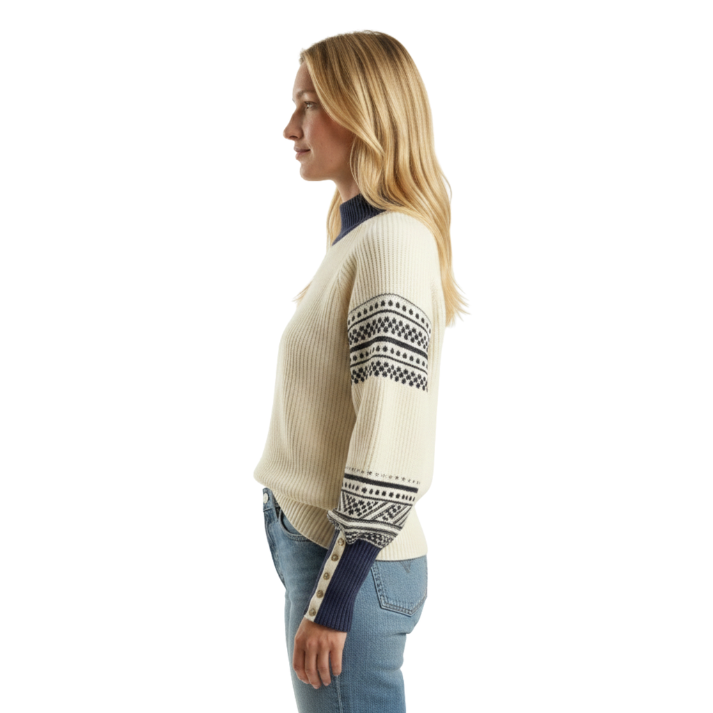 Womens Fall Mock Neck Knit Sweater
